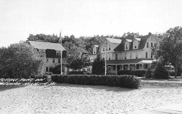 Portage Point Resort (Portage Point Inn) - Vintage Postcard (newer photo)